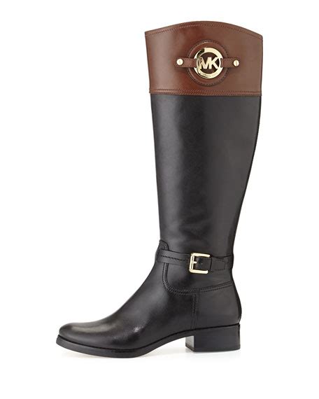 michael kors two tone boots|michael kors waterproof boots.